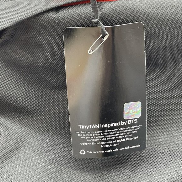 BTS Tiny Tan Chibi Characters 17” Backpack Authentic Full Size School Backpack - Picture 3 of 3